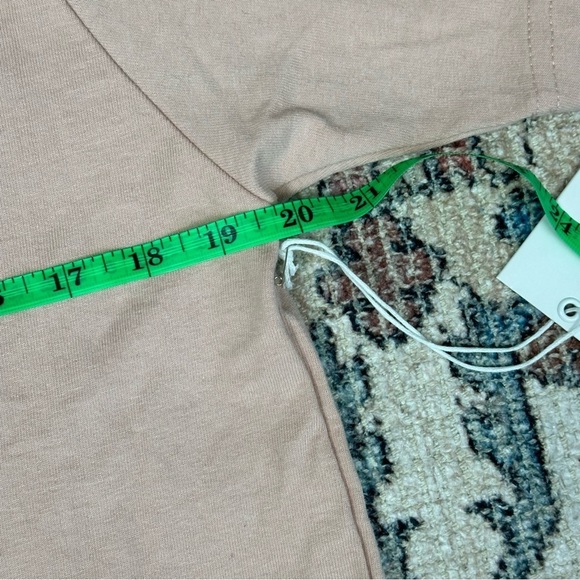 Good American Size 2 Pink T-shirt Rose Gold Medium Med NWT - Picture 7 of 9